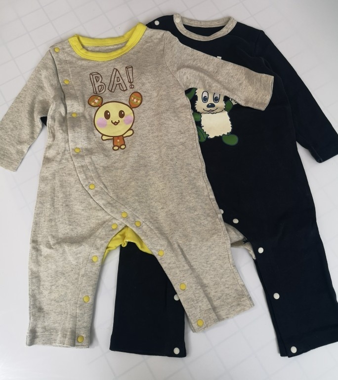 纯棉爬服连体衣日本春秋