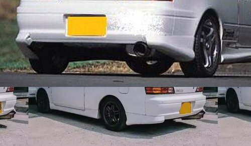 Corolla Levin AE110\AE111改装TD款后包角（两门版）