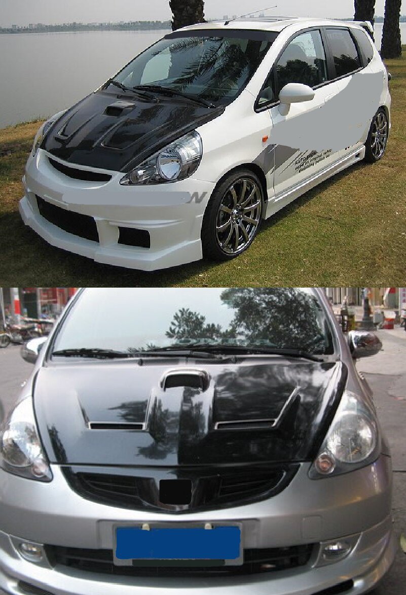 高品质05~08款飞度\FIT改装三孔JS版引擎盖