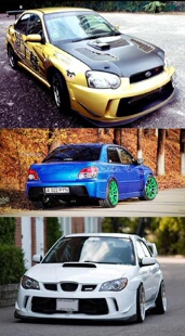 树脂8~9代Impreza翼豹WRX\STI改装Zero Sports款前杠\后杠\侧裙