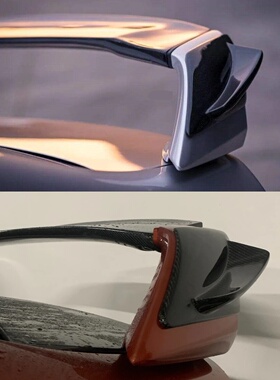 FD2思域TYPE R尾翼改装Feel's款侧扰流鳍\FEELS尾翼扰流（CIVIC）