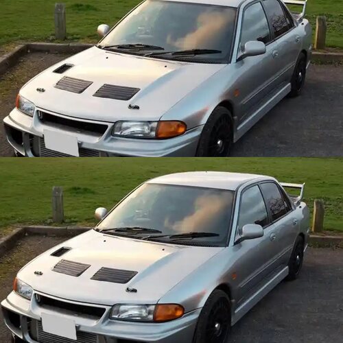高品质LANCER EVO改装EVO 3代开孔引擎盖\机盖