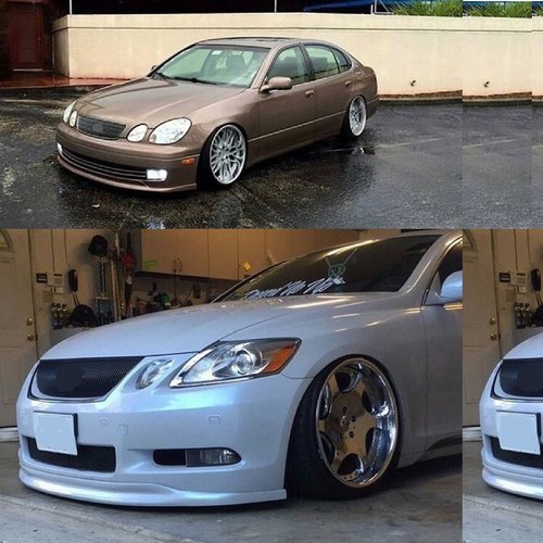 PU材质02~03款GS 300\GS 430改装VIP前唇（ARISTO）