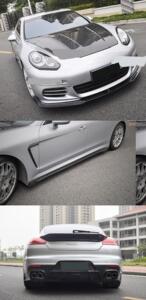 14款Panamera 970.2改装CS款前唇后唇侧裙小包围