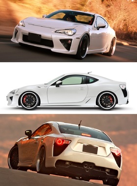 GT 86\BRZ改装DAMD款前杠\后杠\侧裙\大包围