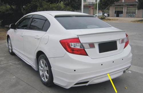 高品质9代12款思域CIVIC改装VIP压尾翼\顶翼