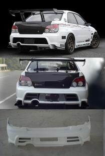 树脂8~9代翼豹WRX\STI改装V款后杠\8代V前杠\侧裙