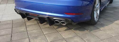 奥迪S3改装Renntech款四出后唇