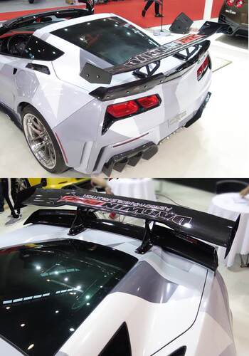 Corvette C7\科尔维特C7改装BLACK SAILS款GT尾翼