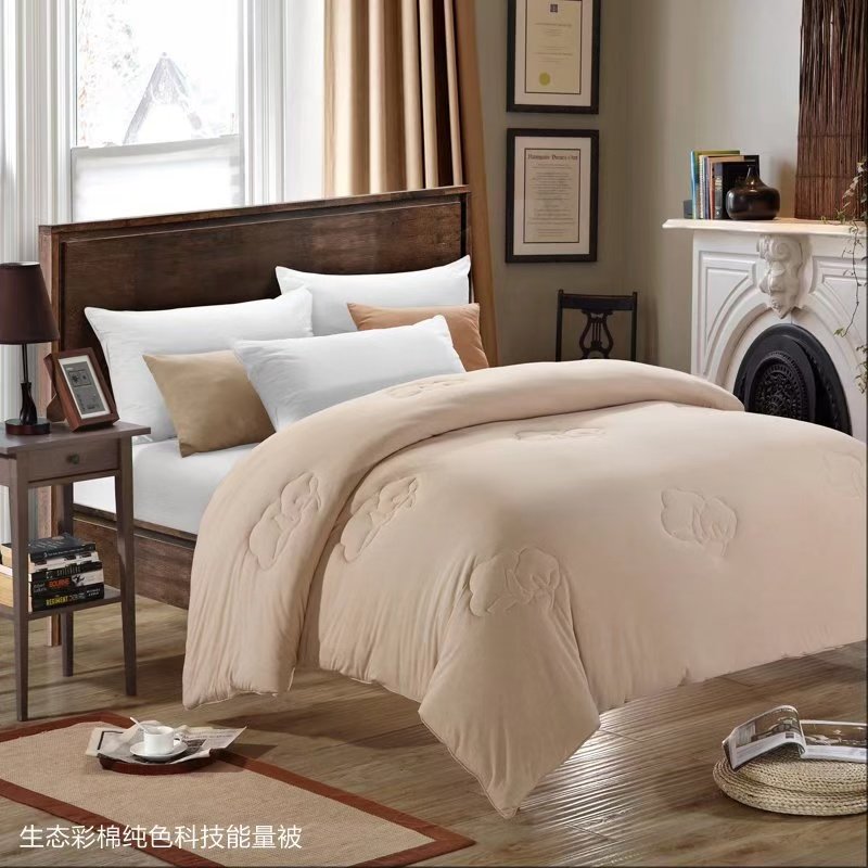 元绒品牌2025新款新疆长绒棉棉花被彩棉水洗棉四季可用老少皆宜