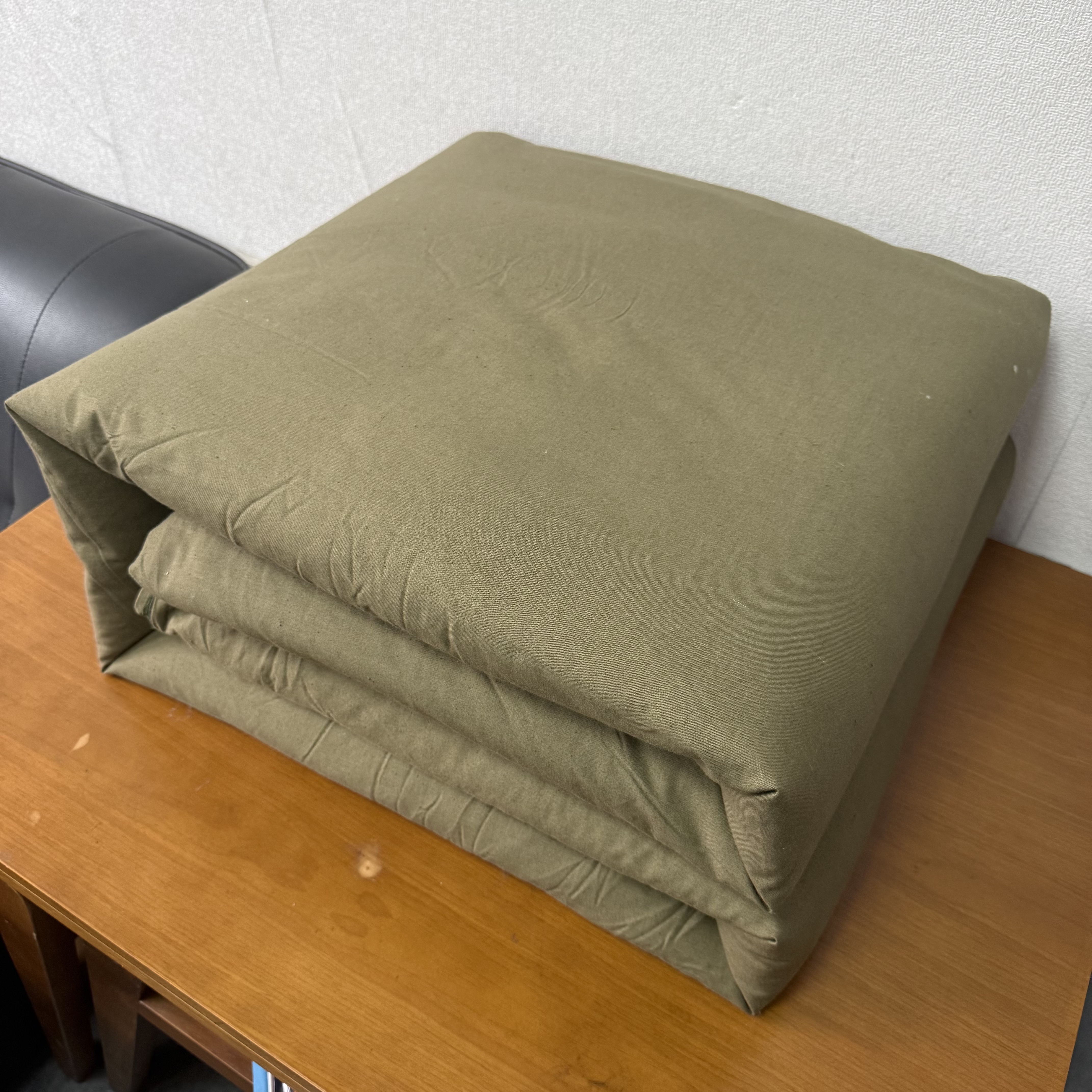 全新正品库存老货年军绿色纯棉花被褥子热熔棉被海棉被