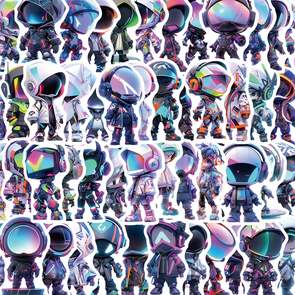 涂中鸦贴纸/立体贴纸51张潮玩