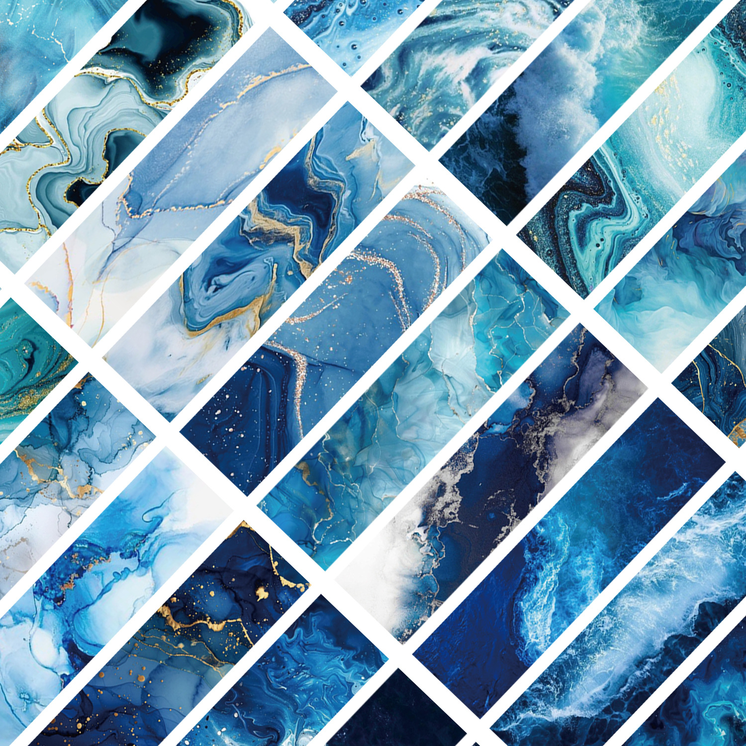 涂中鸦贴纸/立体贴纸30张蓝色