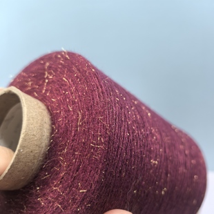 精纺飘丝真丝羊绒线外贸原桶2 60支28桑蚕丝25山羊绒40羊毛7飘丝