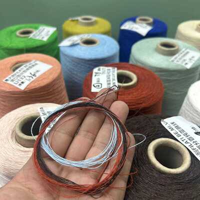 意大利进口骨性透气有光泽纯亚麻