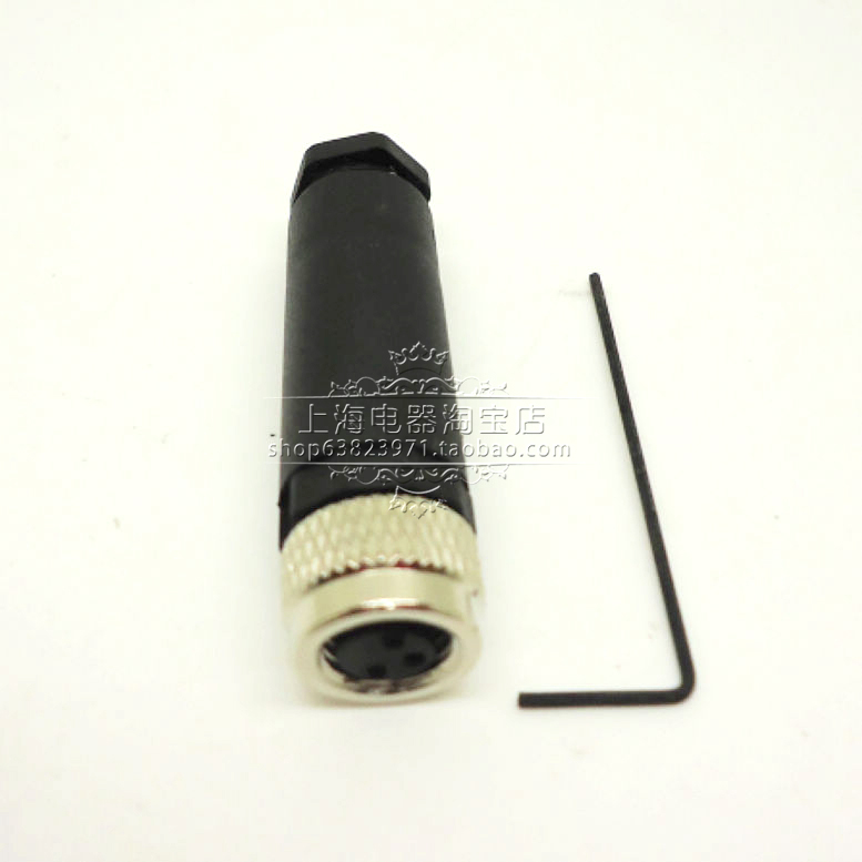 ZHELE原装正品 M8 航空插头 3芯 母头 ZC08-Y3 传感器连接器 插座