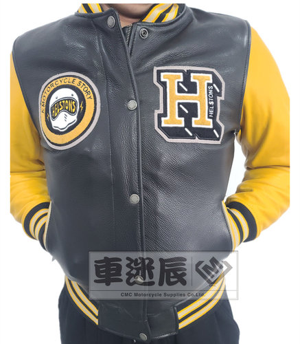 海思顿摩托车女士骑行服真皮