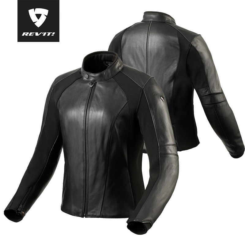 车迷辰REVIT玛茜摩托车骑行服机车防摔城市休闲复古皮衣修身女士