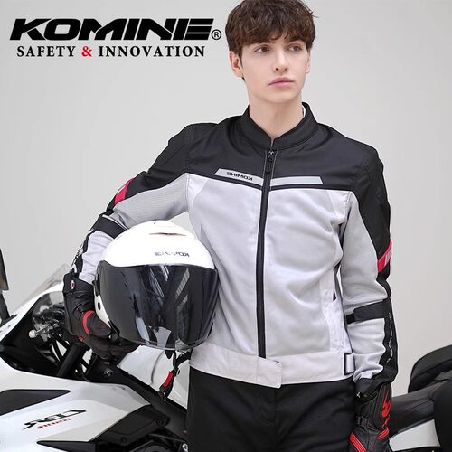 KOMINE夏季摩托车骑行服网眼男女