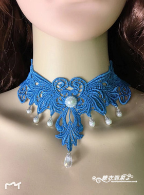 项圈疤痕脖子饰品糖衣泡菜锁骨链