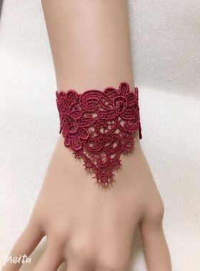 欧美手链手腕带手腕带蕾丝女