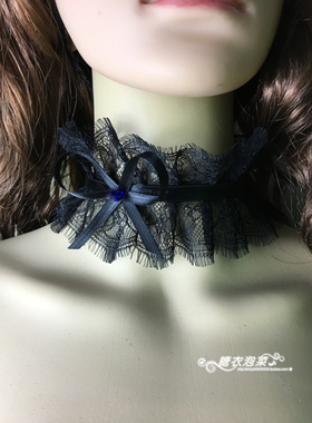 颈带脖子项链女短款围脖哥特蕾丝