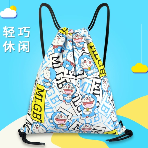 Дорожный мешочек для отдыха подходит для мужчин и женщин, милый спортивный школьный рюкзак, на шнурках