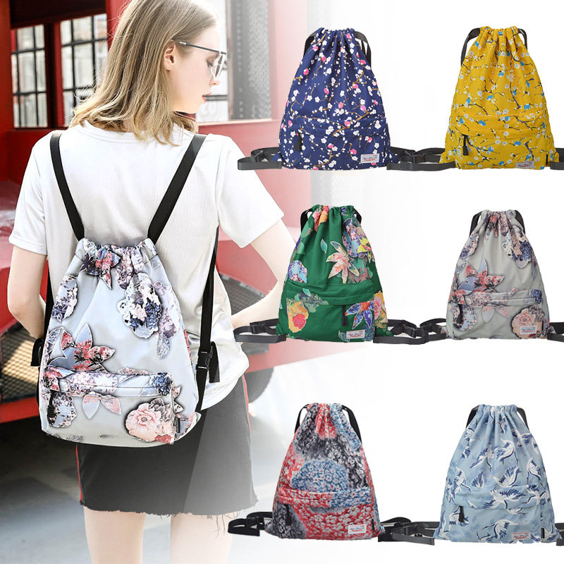 2025新款束口袋抽绳双肩包男女通用简易轻便健身防水运动旅行背包,箱包皮具/热销女包/男包,双肩背包,淘宝优惠券,粉丝福利购,淘宝优惠卷