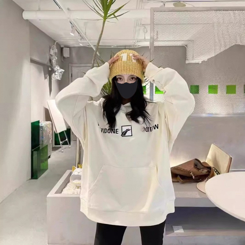 WE the correct version of the American casual couple hoodie