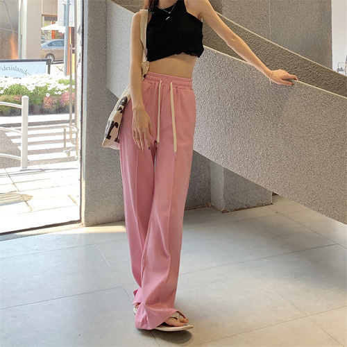 Real shooting and real price ~ yo pants tall pants light skin in spring and summer comfortable elastic waist versatile casual pants