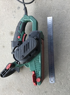 二手德国PARKSIDE砂带机有调速开关220伏600瓦用75*457的砂纸打磨