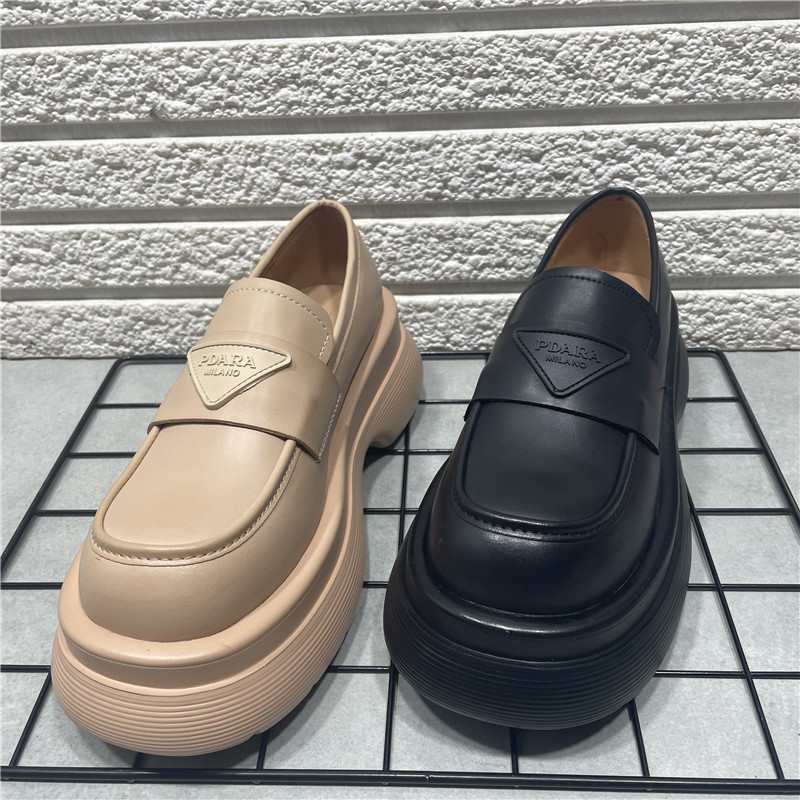 断码处理欧货真皮乐福鞋女