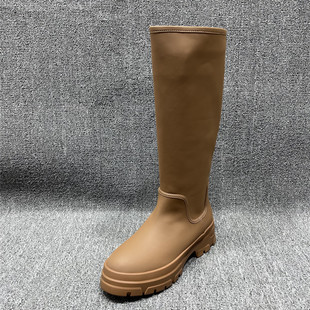 长靴女气质粗跟厚底直筒显瘦百搭骑士靴女靴 时尚 断码 处理秋冬新款