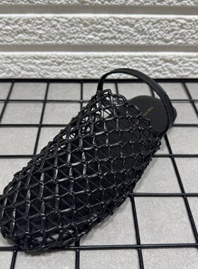 外穿一字带平底凉拖鞋女