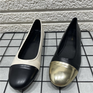 处理2025春季 通勤一脚蹬平底奶奶鞋 新款 百搭圆头女鞋 浅口单鞋 断码