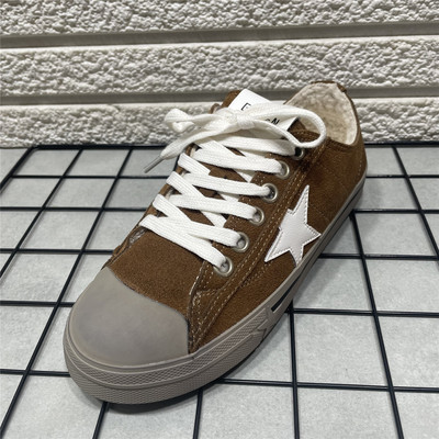 百搭星星运动板鞋加绒小脏鞋子女