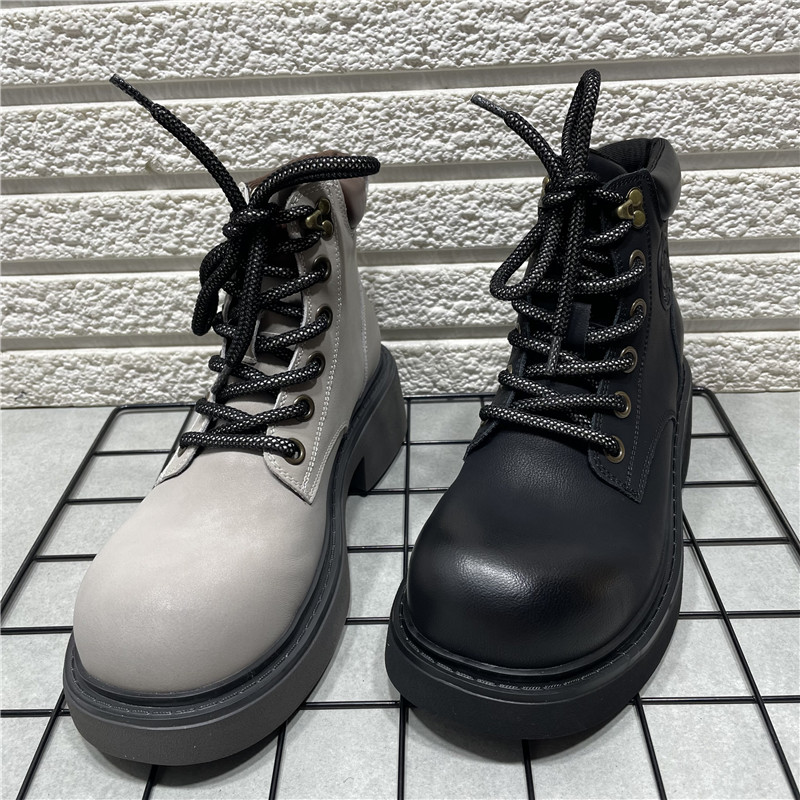 断码处理厚底马丁靴新款