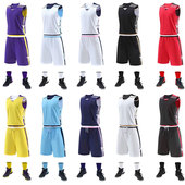 篮球服大学生个性 成人款 嘻哈透气双侧 双面篮球服套装 新款