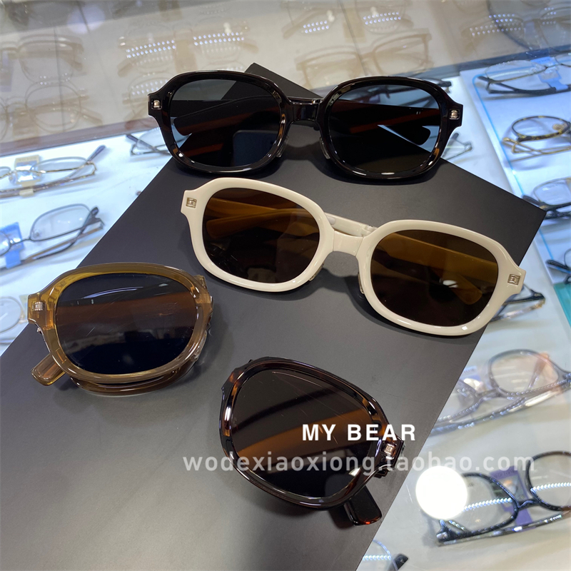 韩国折叠太阳镜防紫外线墨镜轻便开车防眩光防紫外线男女可配度数