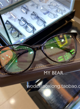 黑框百搭素颜猫眼眼镜框显瘦少女经典小红书3373