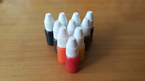 专用印油彩色速干墨光敏印章