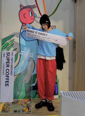 新年标配 日系City girl全棉廓型裤高腰有型宽松休闲气球裤九分裤