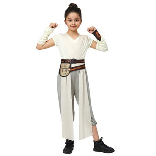 万圣节星球大战武士曼达洛人尤达宝宝蕾伊儿童表演服儿童演出服装