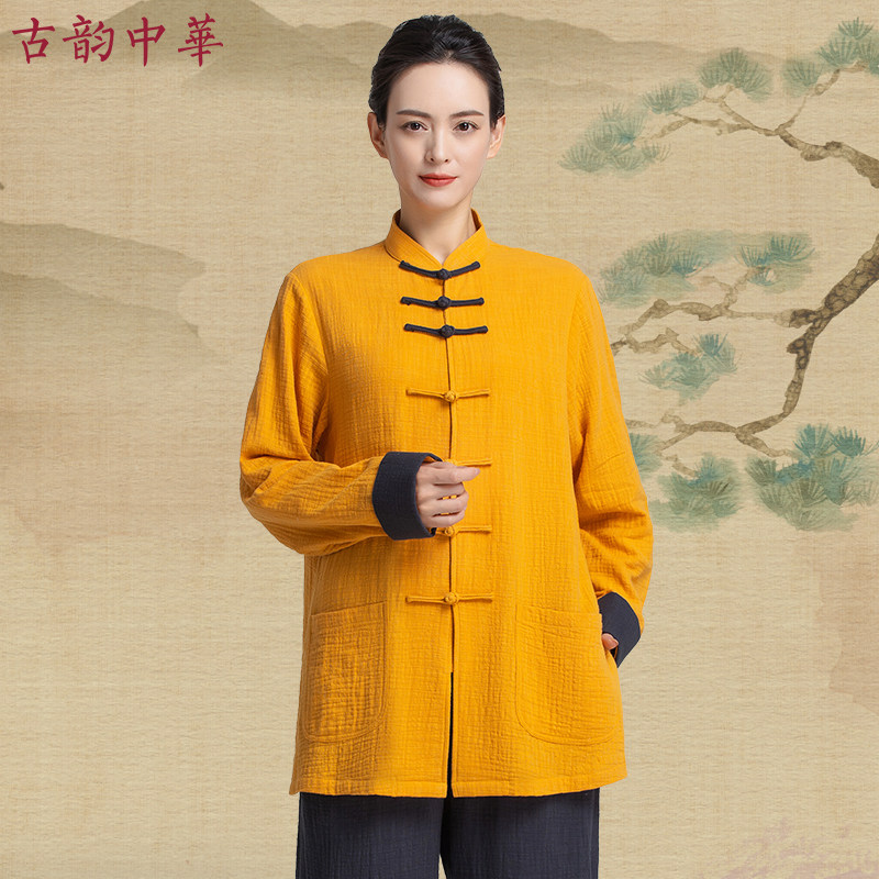 古韵中华女2026棉麻太极服透气图片