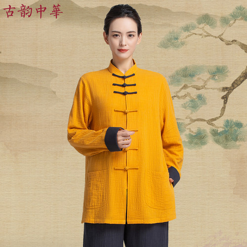 古韵中华女2026棉麻太极服透气