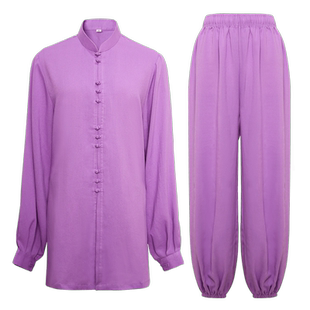 高端品牌太极服女款新款中老年人唐装太极服八段锦练功服女式改良