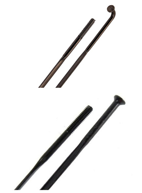 sapim cx-ray黑色直头/弯头扁辐条 2.2*0.9超轻破风低风阻小扁条