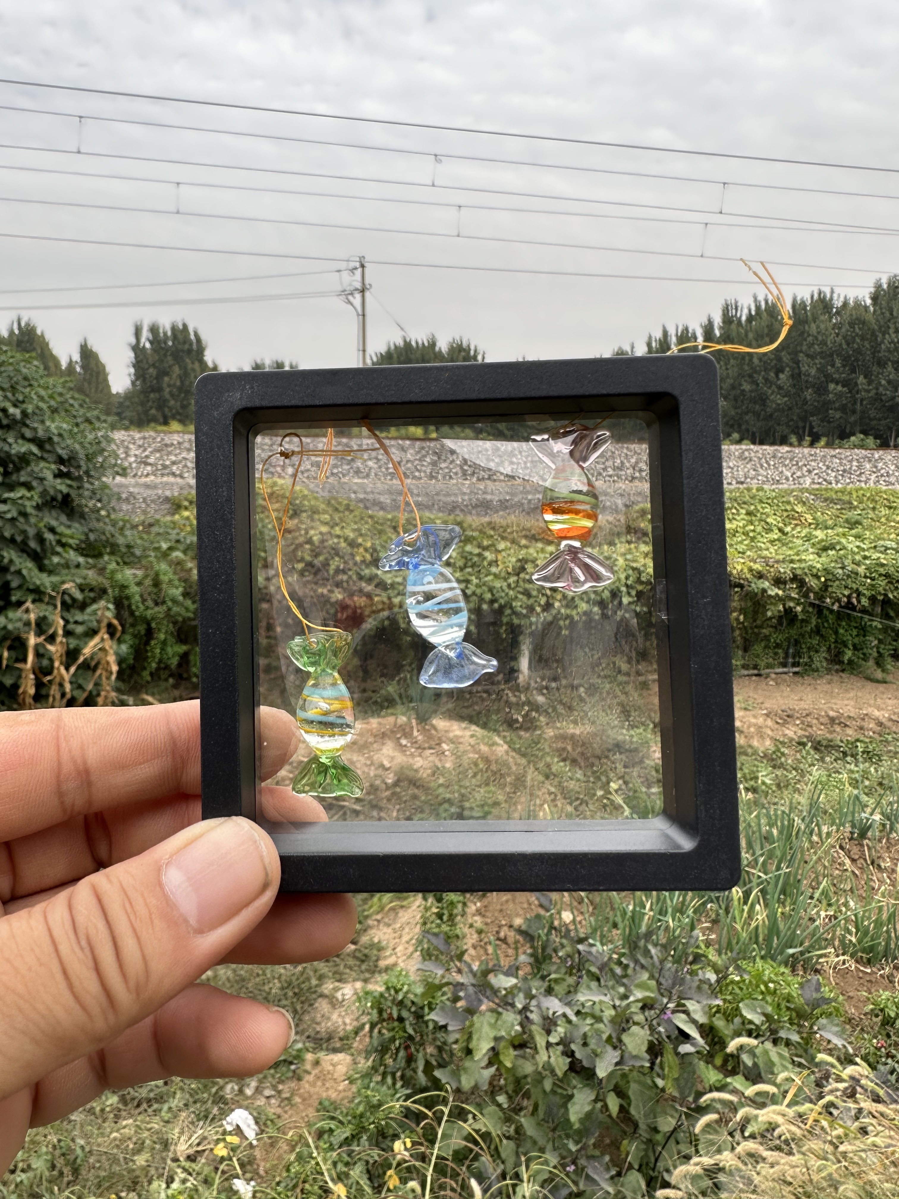 迷你可爱仿真琉璃糖果新五彩吊坠diy手工串珠耳坠材料配饰日系风