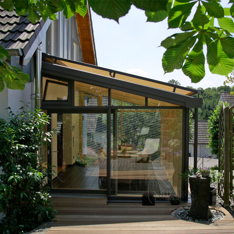 新品雨棚铝合金阳光房定制别墅欧式玻璃房顶露台花园平顶院子天井