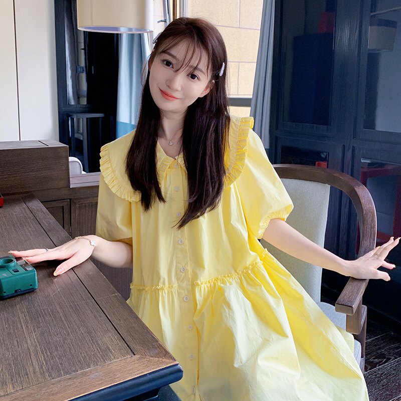 【现货】2023夏装新款连衣裙女减龄连娃娃裙23806P120K178,女装连衣裙,浙宝296A